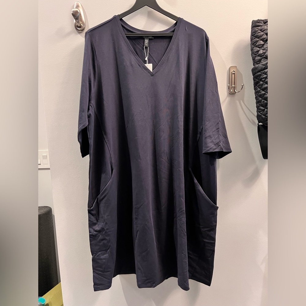 Eileen Fisher Corton dress with pockets